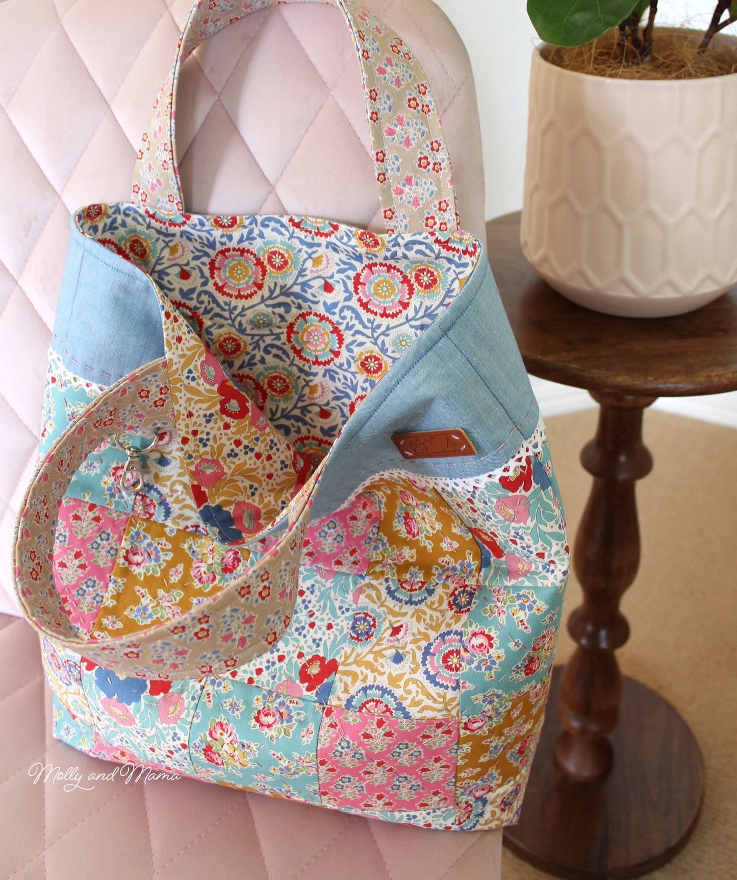Clara Tote Bag by Lauren Wright for Molly and Mama