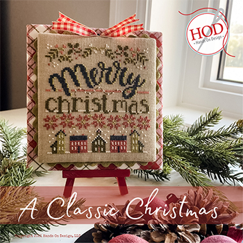 A Classic Christmas Cross Stitch Pattern by Hands on Design