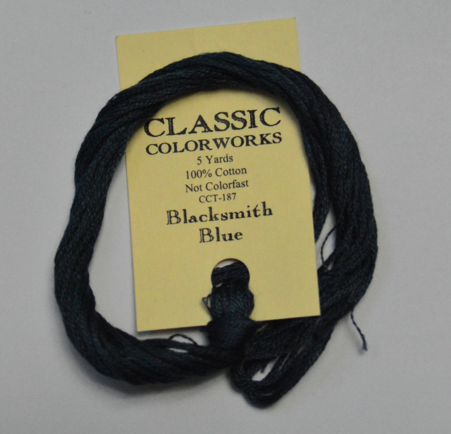 Blacksmith Blue Classic Colorworks 6-Strand Hand-Dyed Embroidery Floss