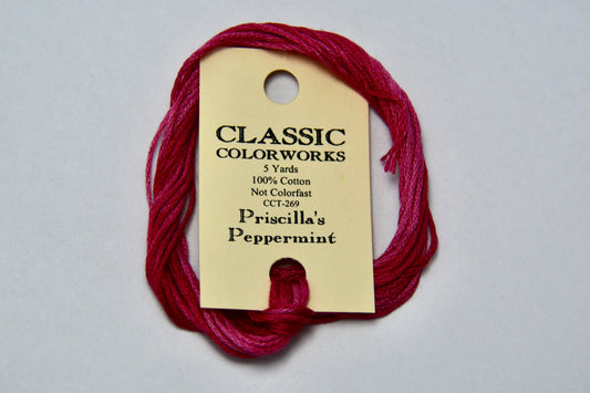 Priscilla's Peppermint Classic Colorworks 6-Strand Embroidery Floss
