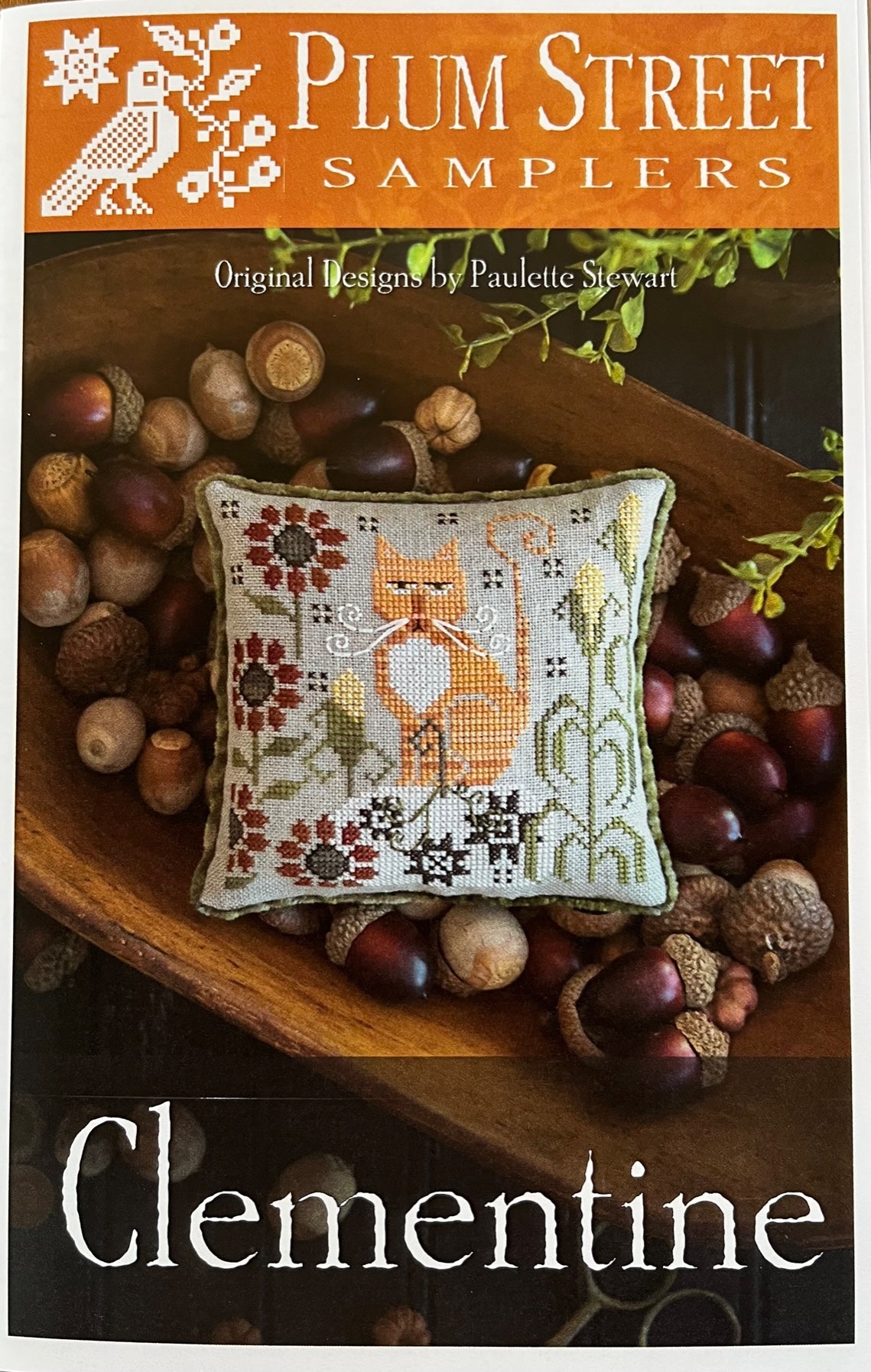 Clementine Cross Stitch Pattern Plum Street Samplers