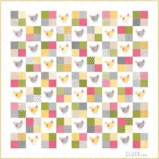 Cluck Quilt Pattern by Sweetwater