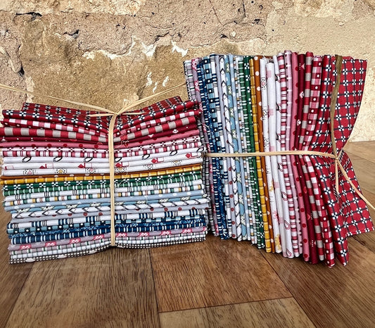 Comptoir De Toile 4 Fat Eighth Bundle L'uccello for Devonstone Fabrics