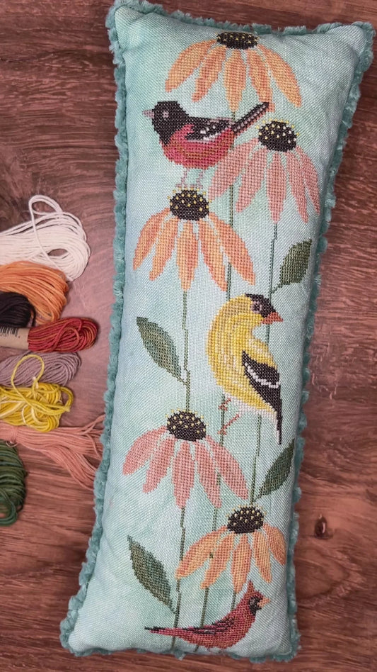 Coneflower Chorus Cross Stitch Pattern by The Blue Flower