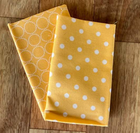 Coriander Colors Yellow Fat Eighth Bundle by Coriander Quilts for Moda fabrics