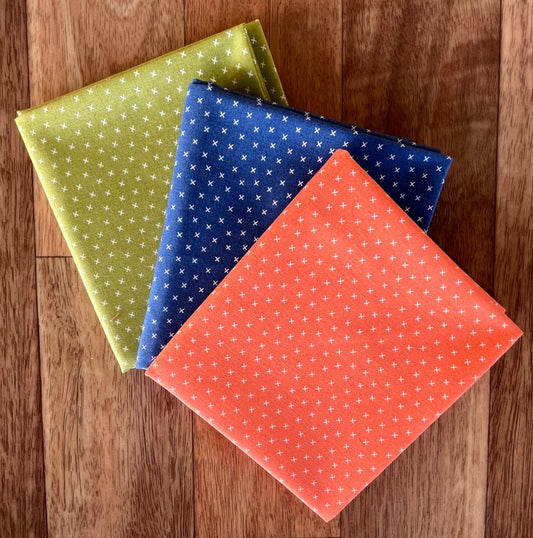 Coriander Colors X's Fat Quarter Bundle by Coriander Quilts for Moda fabrics