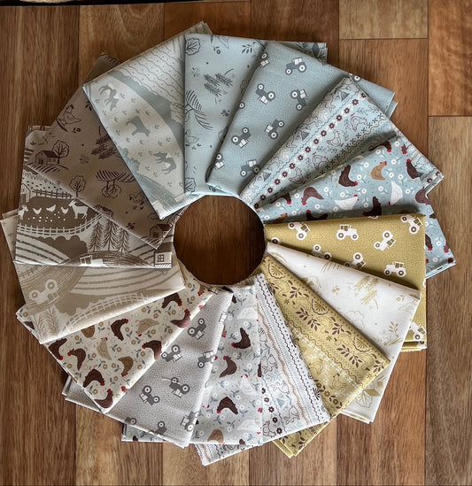 Country Croft Fat Quarter Bundle by Lewis and Irene
