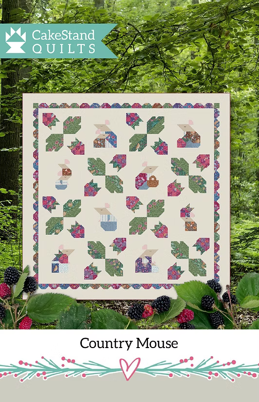 Country Mouse Quilt Pattern By CakeStand Quilts