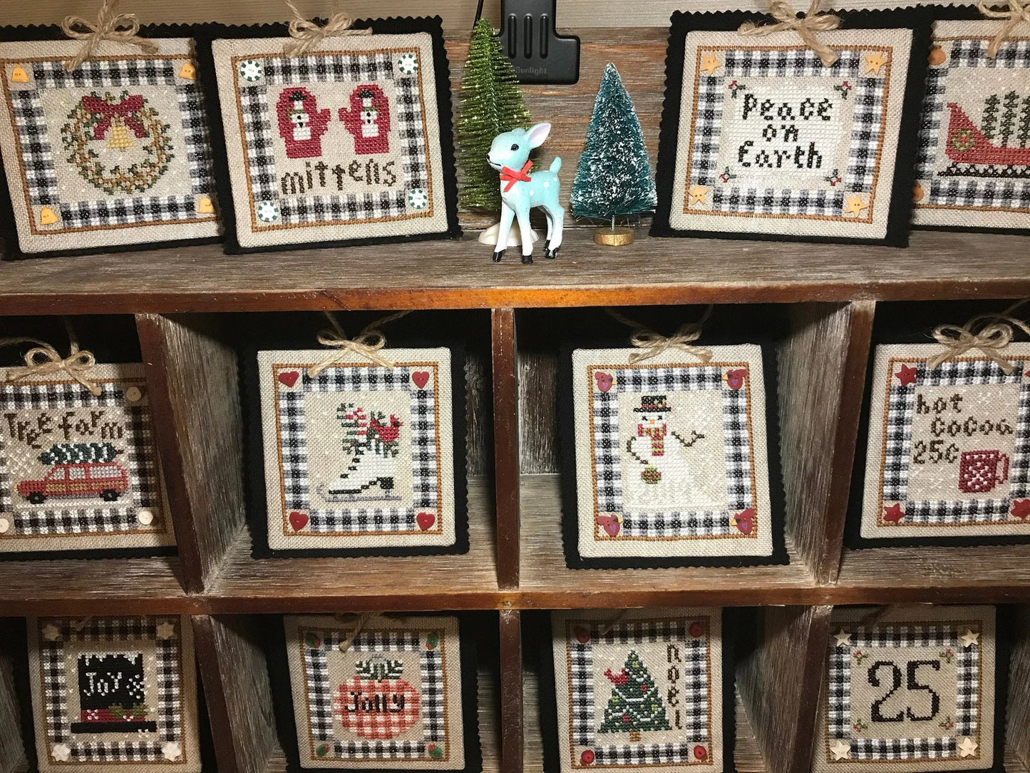 Country Christmas 1 NW-62 cross-stitch pattern by Annie Beez Folk Art
