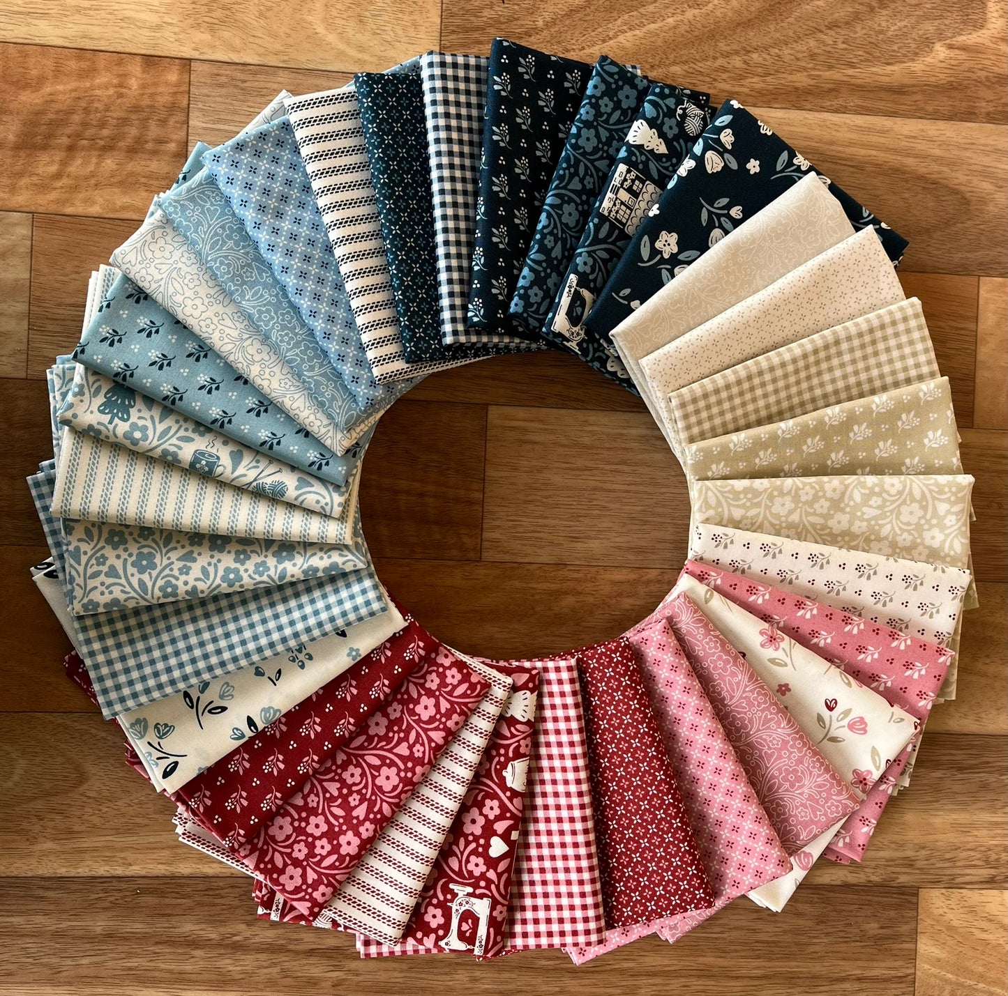 Cozy House Fat Eighth Bundle by Judy Jarvi for Andover Fabrics