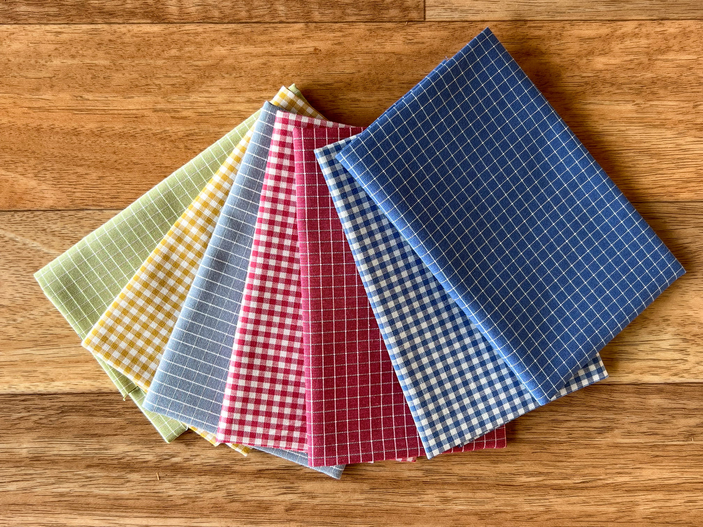 Creating Memories Plaids and Gingham Fat Eighth Bundle by Tilda