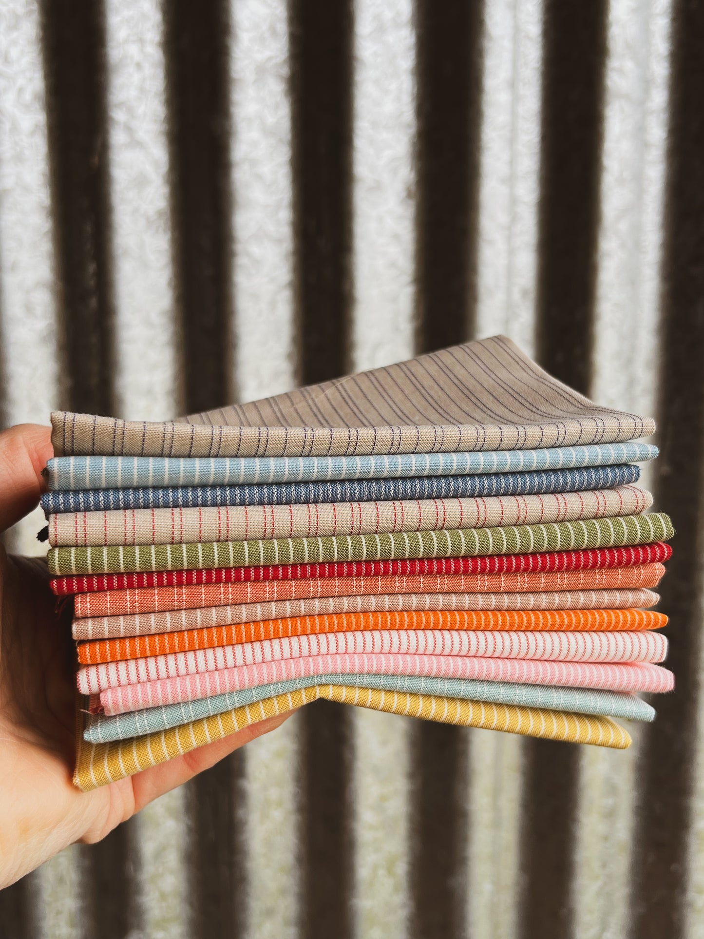 Creating Memories Stripes Fat Eighth Bundle by Tilda