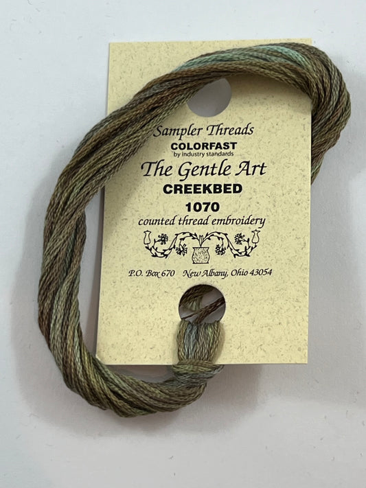 Creekbed 1070 The Gentle Art Sampler Thread 6 Stranded Hand Dyed Embroidery Floss