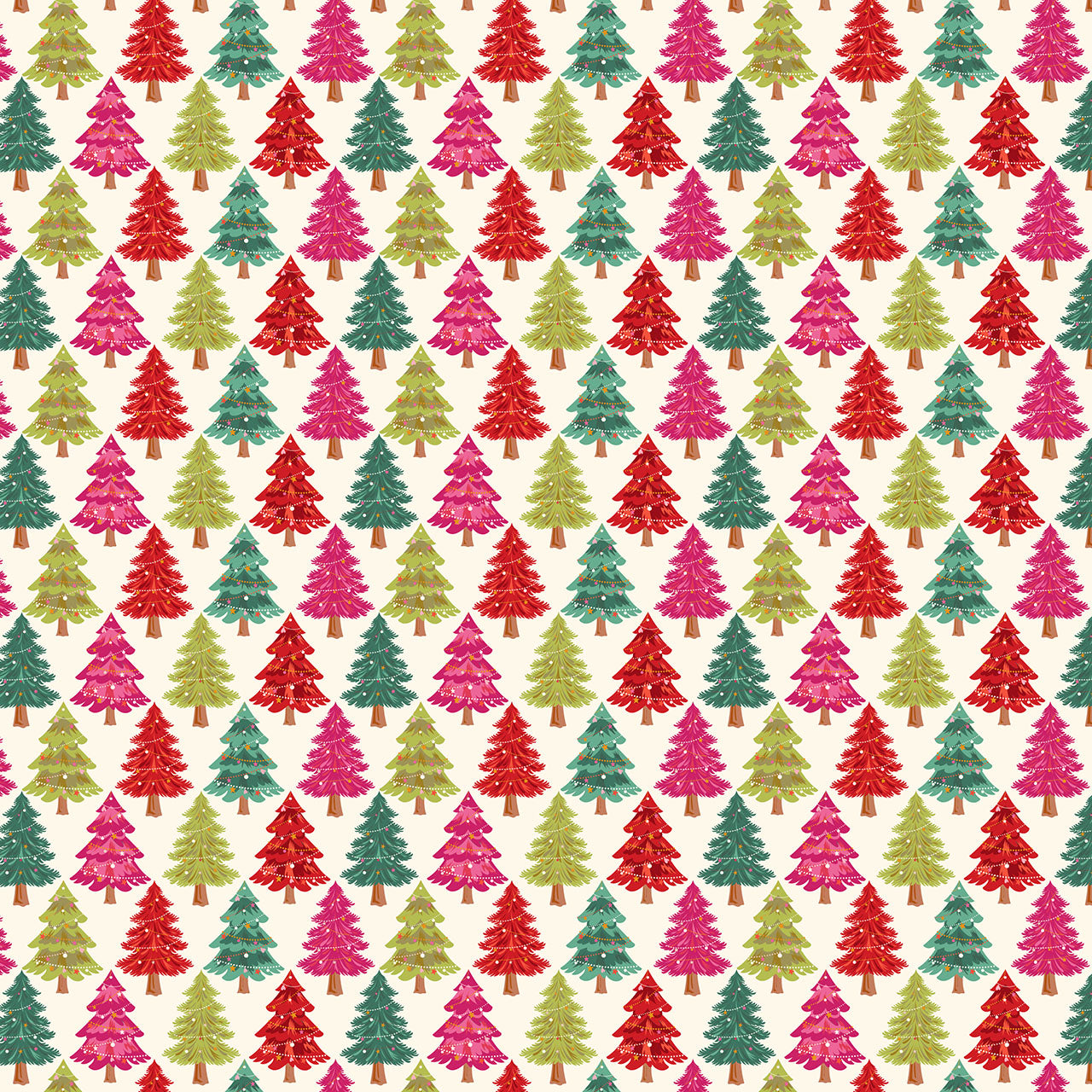 Deck the Halls Pine Parade D1067 by Geetanjali Behera for Thead and Ink Designs (sold in 25cm increments)