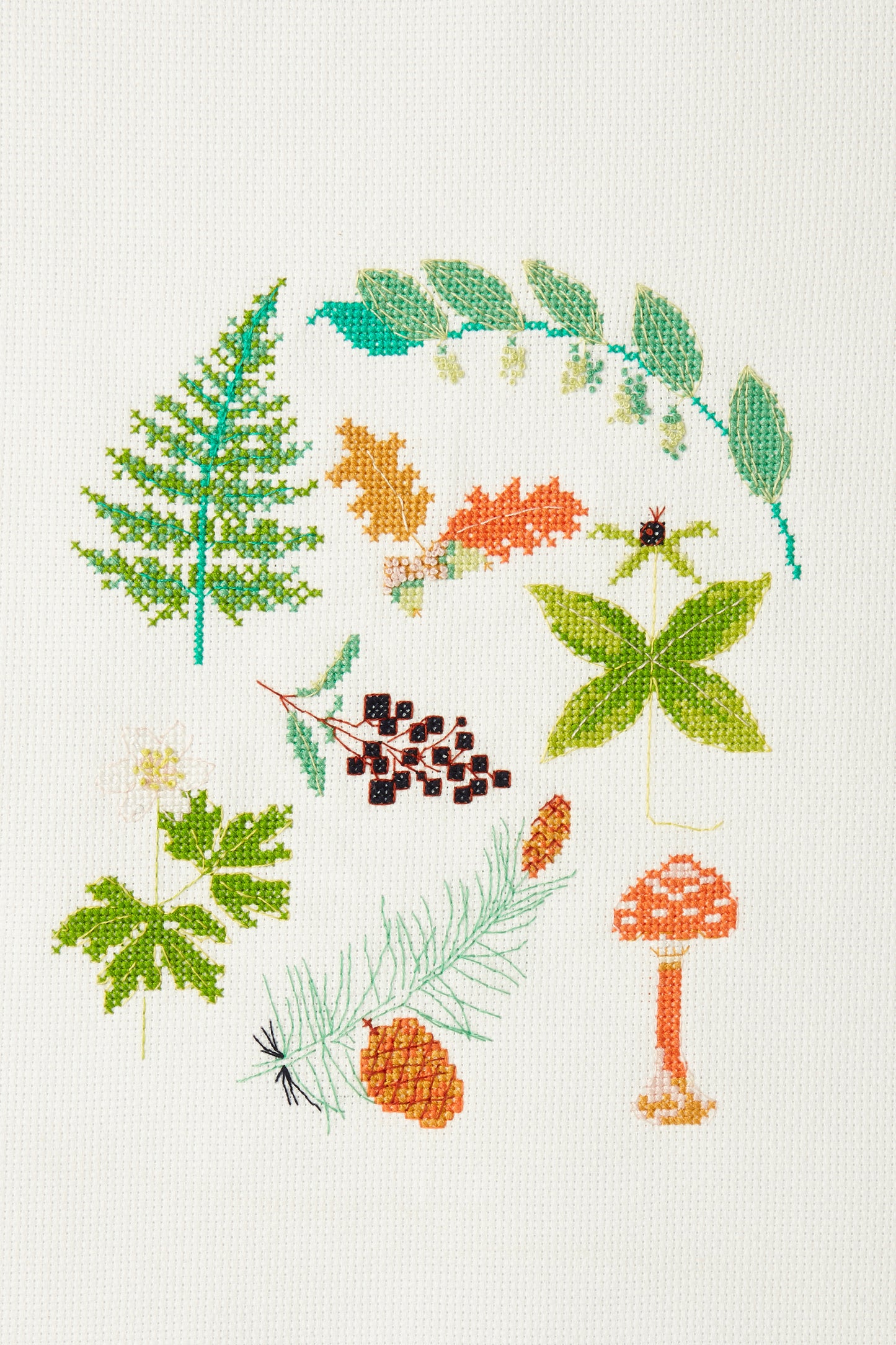 The Woodland Glade Cross Stitch Kit by DMC