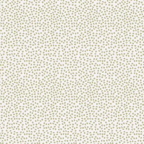 Birdhouse Basics Olive Small Stalk on Cream DV3418 by Natalie Bird for Devonstone (sold in 25cm increments)