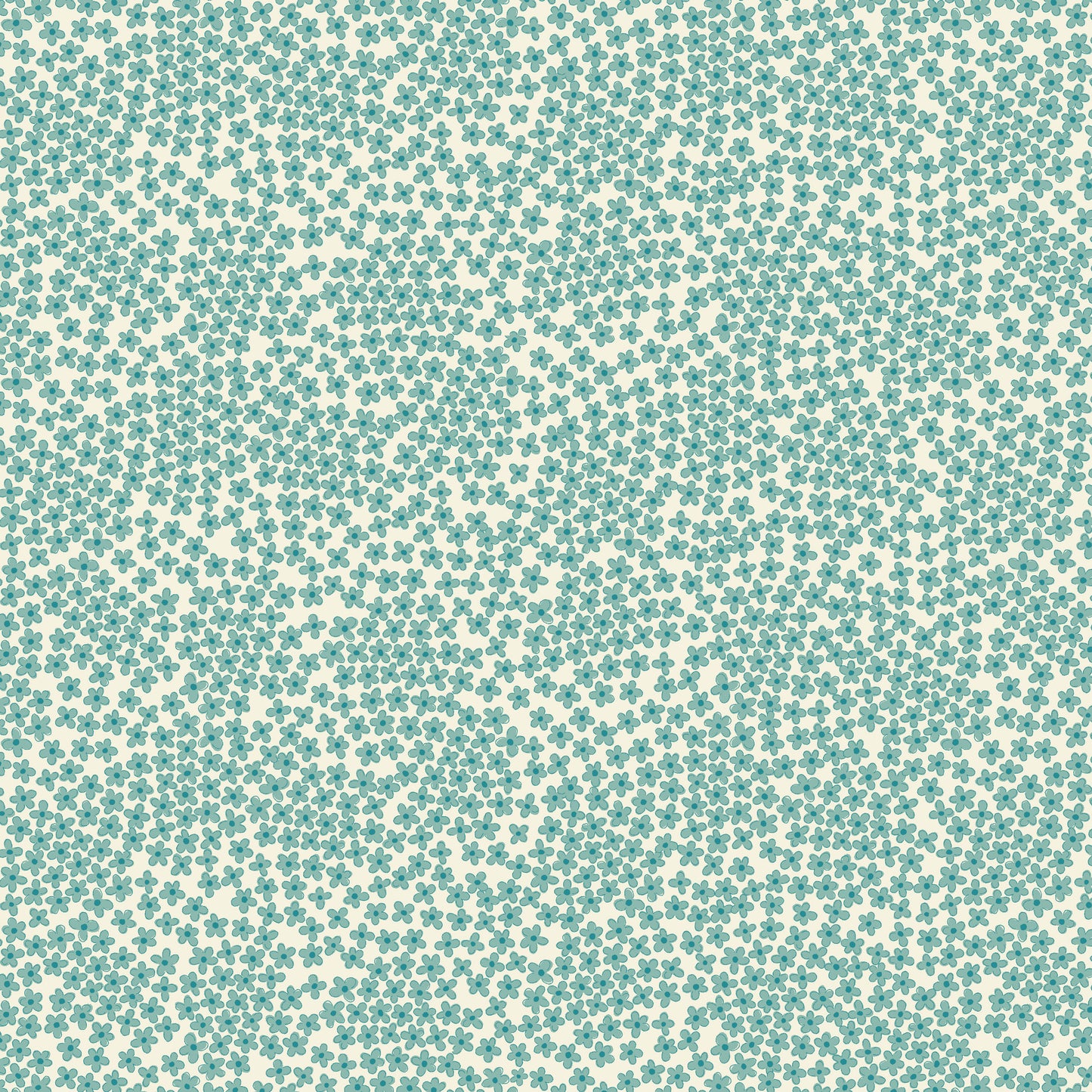 Willowbrook Market Garden Floral Teal DV5979 by Natalie Bird for Devonstone (sold in 25cm increments)