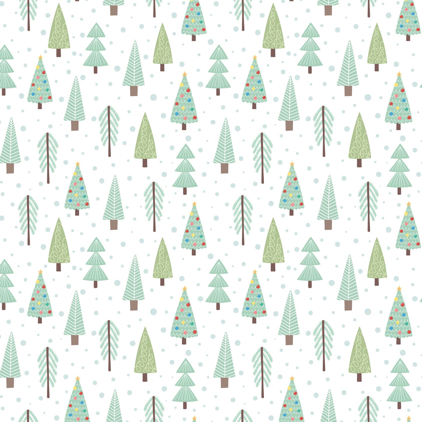 Oh Deer Christmas Trees DV6406 by Devonstone (sold in 25cm increments)