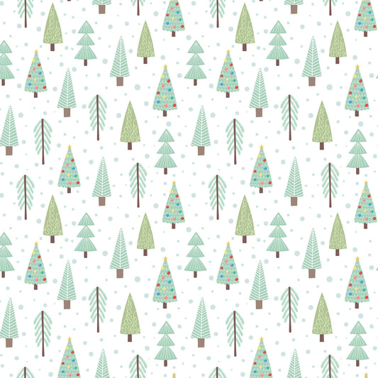 Oh Deer Christmas Trees DV6406 by Devonstone (sold in 25cm increments)