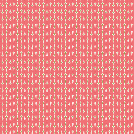 Pocketful of Joy Stars Red DV7194 by Natalie Bird for Devonstone Fabrics (sold in 25cm increments)
