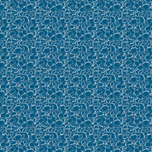 Earth Collection DV7538 Blue by Monika Boldogh for Devonstone Fabrics (sold in 25cm increments)