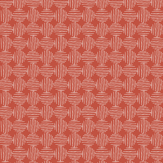 Earth Collection DV7545 Red by Monika Boldogh for Devonstone Fabrics (sold in 25cm increments)