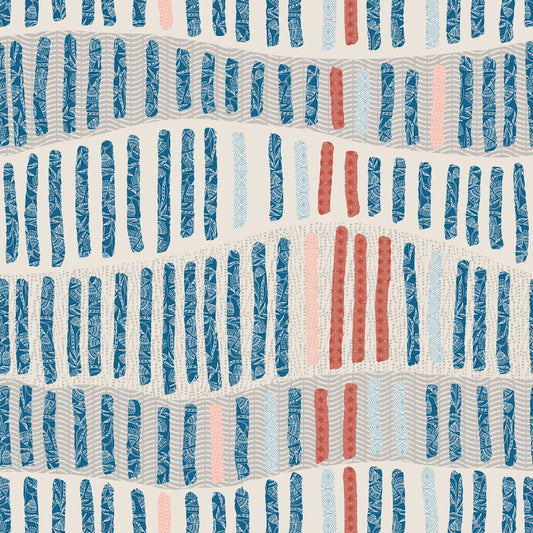 Earth Collection DV7547 Linen by Monika Boldogh for Devonstone Fabrics (sold in 25cm increments)