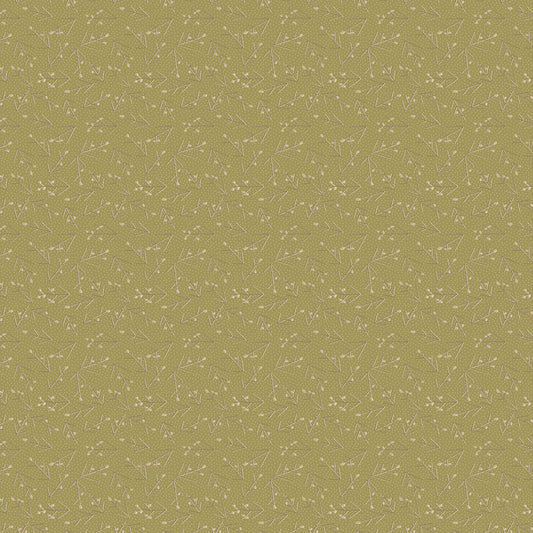 Appleby Farm Stems Green DV7741 by Hatched and Patched for Devonstone Fabrics (sold in 25cm increments)