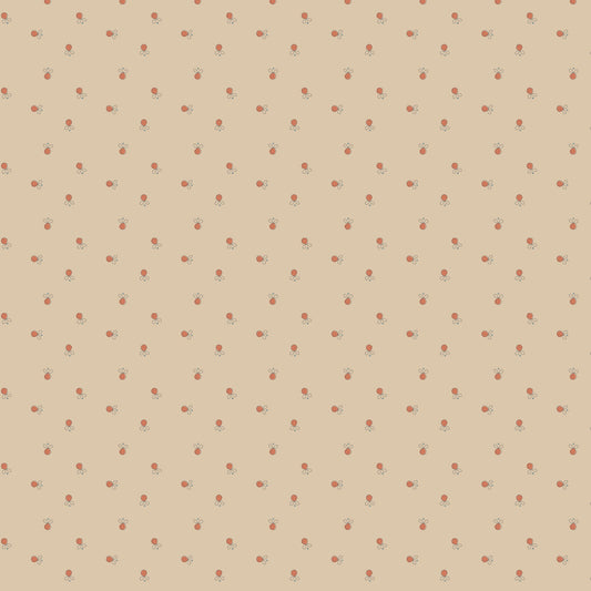 Appleby Farm Apple Pink DV7748 by Hatched and Patched for Devonstone Fabrics (sold in 25cm increments)