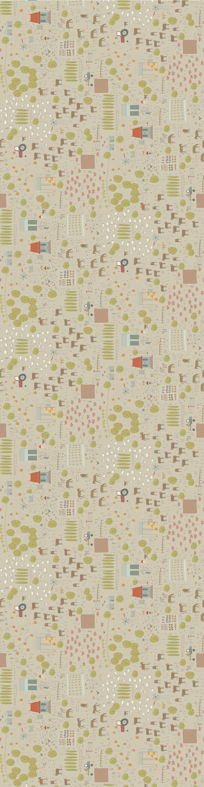 Appleby Farm Main Print Wideback DV7752 by Hatched and Patched for Devonstone Fabrics (sold in 25cm increments)