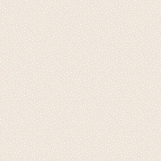 Out & About Background Spot White DV7777 by Natalie Bird for Devonstone Fabrics (sold in 25cm increments)