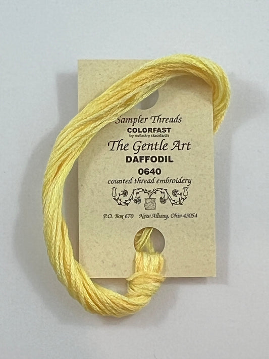 Daffodil 0640 The Gentle Art Sampler Thread 6 Stranded Hand Dyed Embroidery Floss