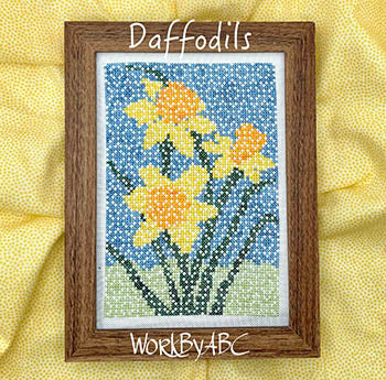 Daffodils Cross Stitch Pattern by Works By ABC