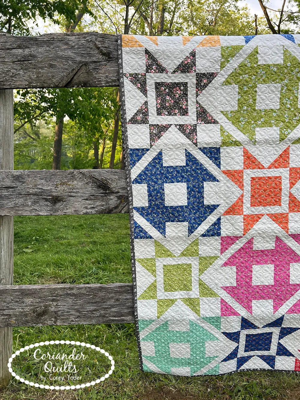 Dashing Quilt Pattern by Corey Yoder of Coriander Quilts