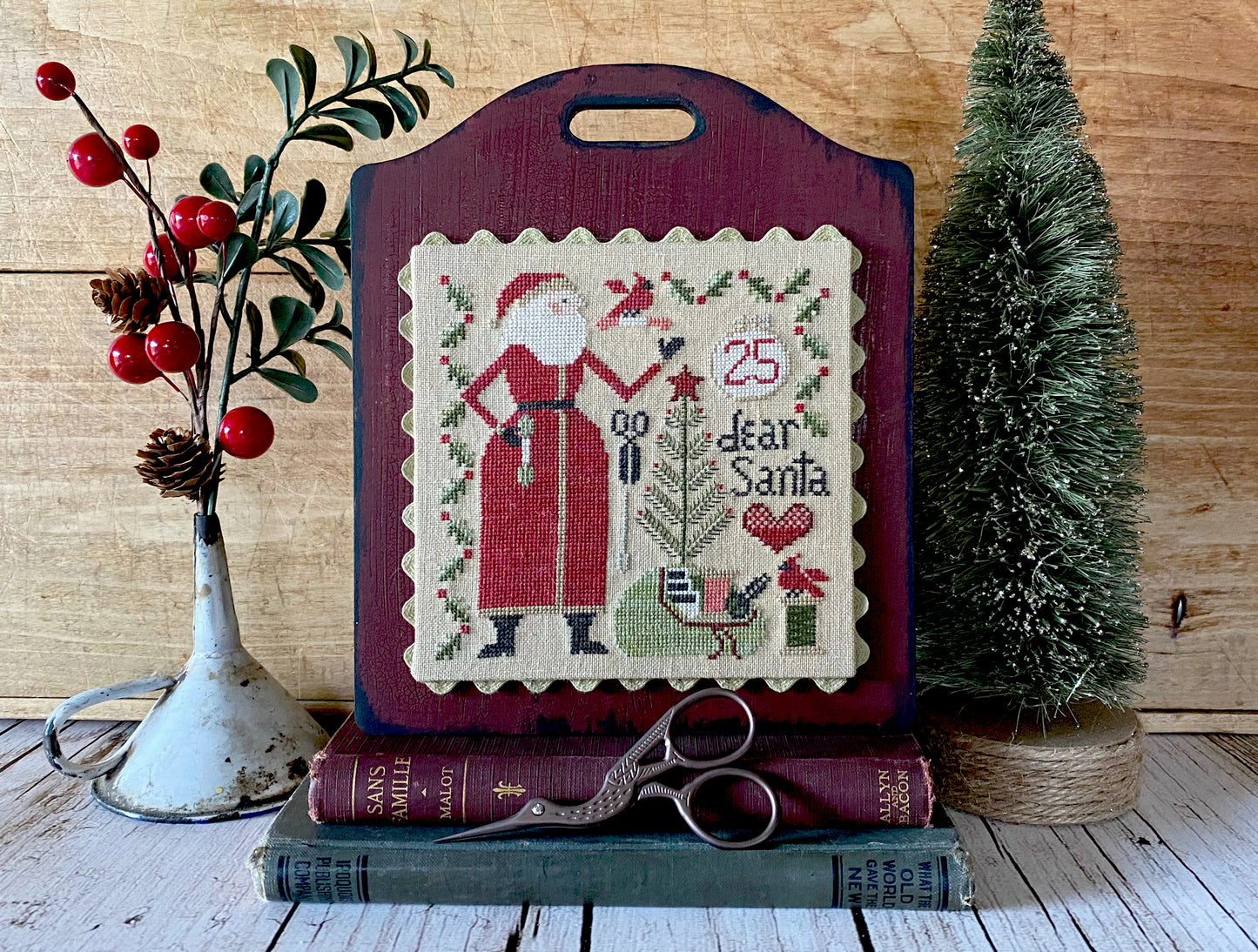 Hello Santa cross stitch booklet by Teresa Kogut