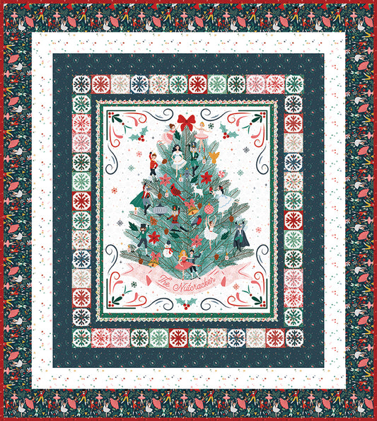 Decorate the Blue Tree Quilt Kit using Nutcracker Tradition by Jennifer Long for Riley Blake Fabrics