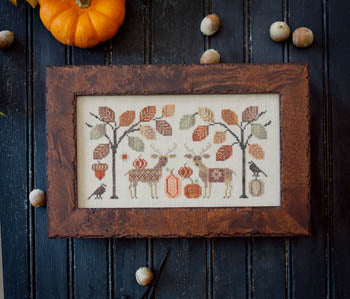 Deer Friends Cross Stitch Pattern Plum Street Samplers