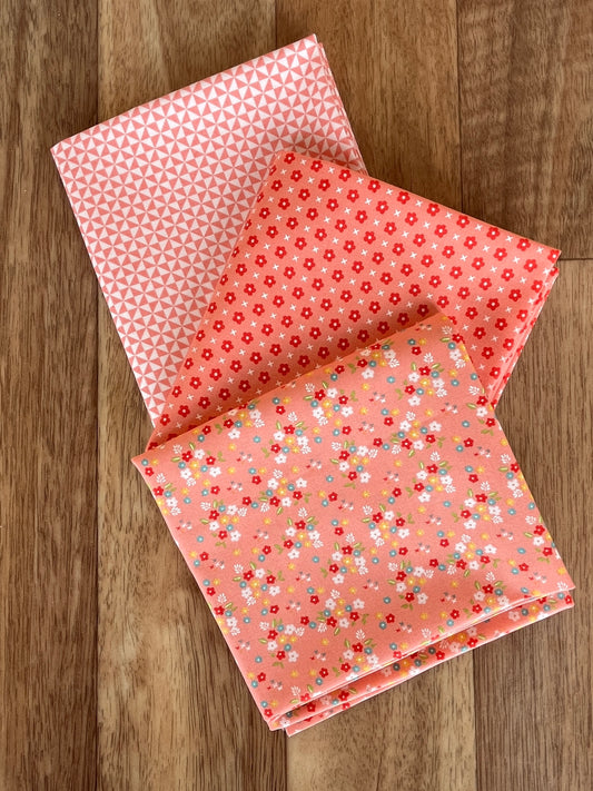 Delightfully Yours Pink Fat Quarter Bundle by Sherri and Chelsi for Moda Fabrics