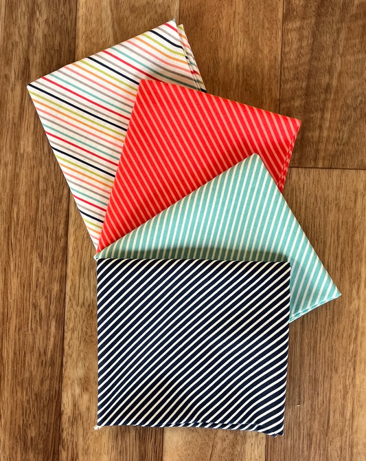 Delightfully Yours Stripes Fat Quarter Bundle by Sherri and Chelsi for Moda Fabrics