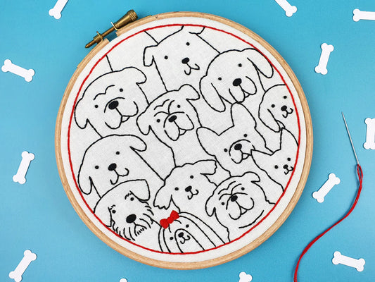 Dogs Pet Embroidery Kit by Oh Sew Bootiful