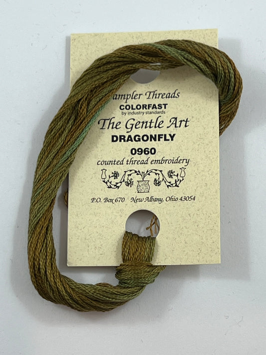 Dragonfly 0960 The Gentle Art Sampler Thread 6 Stranded Hand Dyed Embroidery Floss