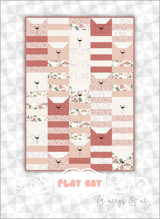 Flat Cat Quilt Pattern by Meags and Me
