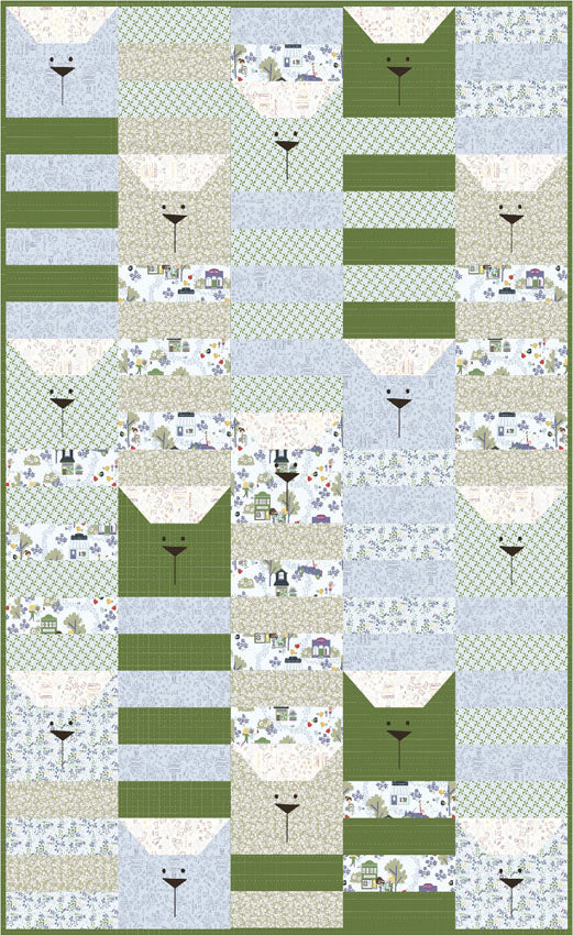 Flat Cat Quilt Pattern by Meags and Me