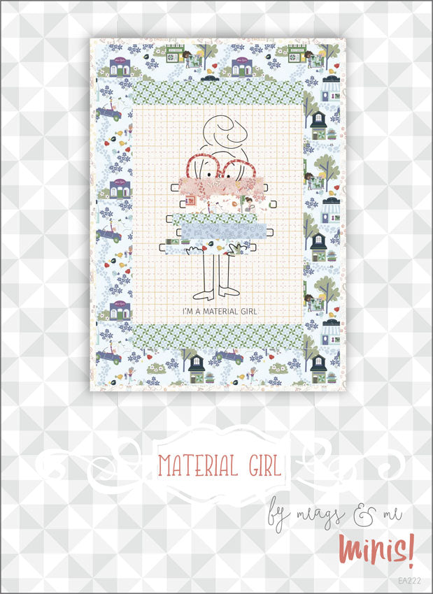 Material Girl Mini Quilt Pattern by Meags and Me