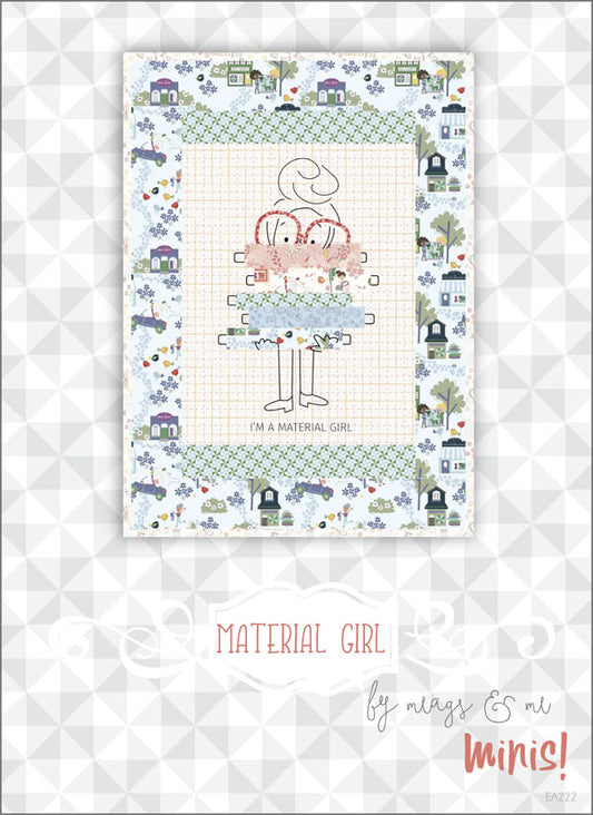 Material Girl Mini Quilt Pattern by Meags and Me