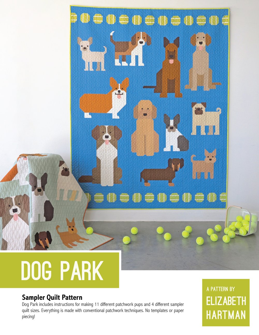 Dog Park Quilt Pattern By Elizabeth Hartman – The Rural Stitch Co