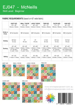 McNeills Quilt Pattern by Emma Jean Jansen