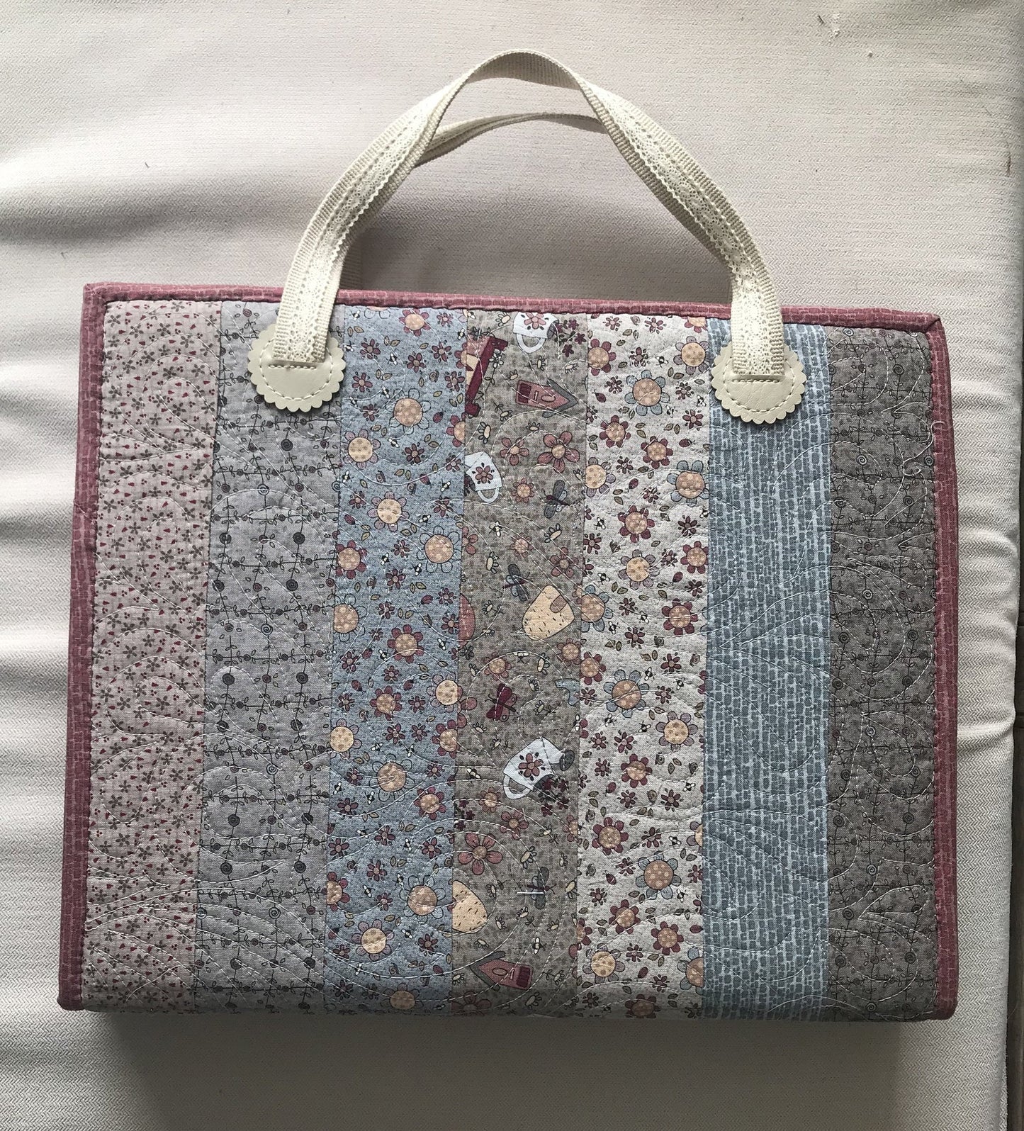 EPP Storage Carry All Embroidery Pattern by Lynette Anderson