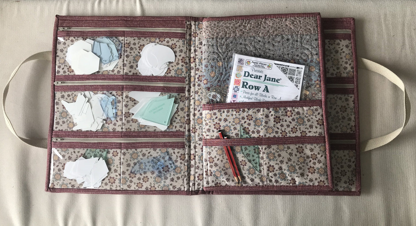 EPP Storage Carry All Embroidery Pattern by Lynette Anderson