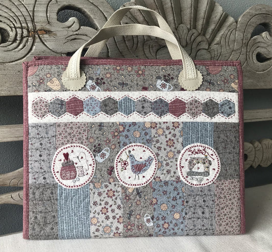 EPP Storage Carry All Embroidery Pattern by Lynette Anderson